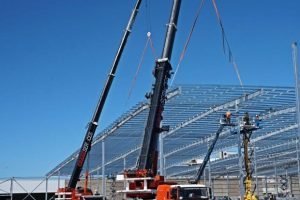 steel site erection rigging